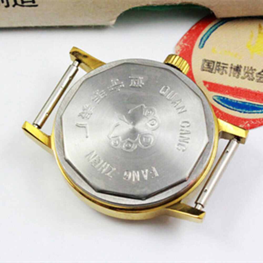 33mm Kongque steel manual watch with silver dial, 17 jewels, single calendar for accurate timekeeping.