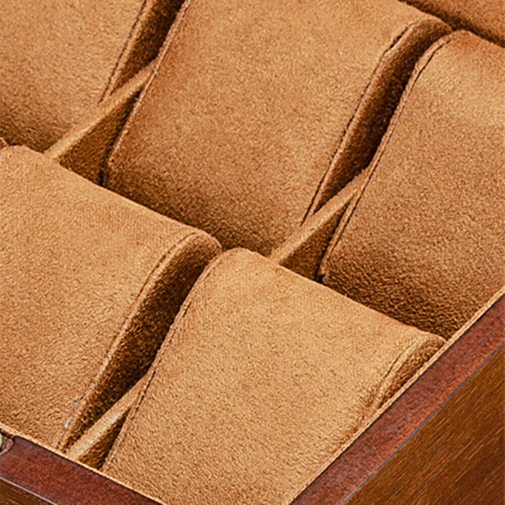 Wood Watch Box Organizer Case 6 Slots Double/Single Row Storage Box Display