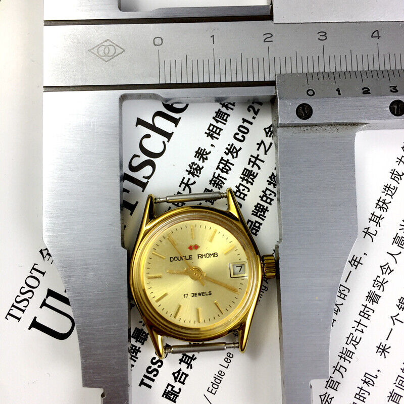 Beijing Double Rhomb Single Calendar Manual Mechanical Lady Watch Black Date