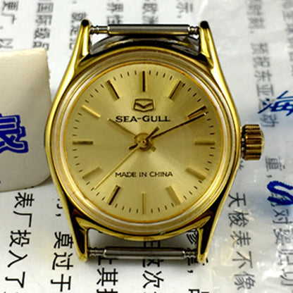 26mm Rundkoffer Goldener Nagel China Tianjin Seagull Handbuch Mechanische Damen Uhr