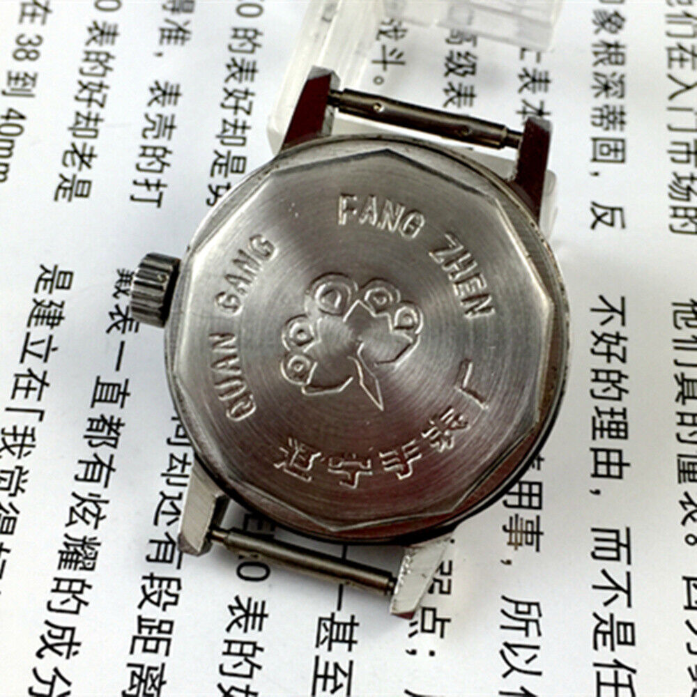 Kongque 26mm silver dial lady watch with manual movement and steel band for elegant style.