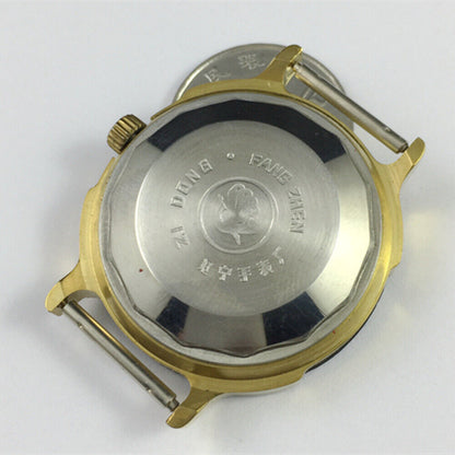 Kongque 37mm automatic watch with black dial, Roman numerals, and 33-jewel precision movement.