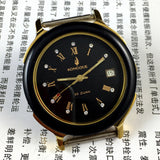 37mm Automatic Mechanical Watch 33 Jews Black Dial with Golden Roman Numerals