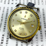 37mm Dandong Peacock Manual Mechanical Watch 33 Jews Golden Dial Single Calendar