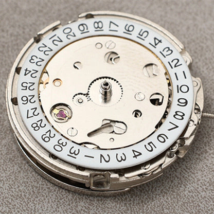 In China hergestelltes automatisches mechanisches Dandong-Uhrwerk aus Silber mit Sekundenstopp