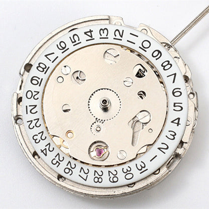 In China hergestelltes automatisches mechanisches Dandong-Uhrwerk aus Silber mit Sekundenstopp