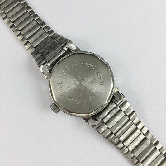 33 mm China Chunlan Stahlhandbuch mechanische Uhr 17 Juden Silber Dial+Uhrenband