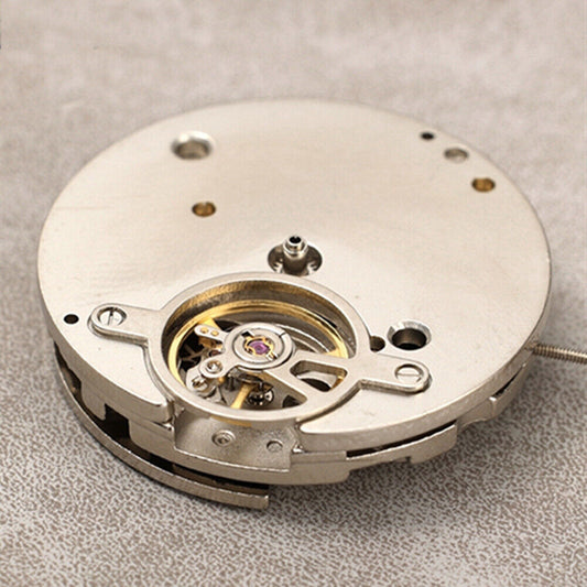Volant d'inertie à mouvement mécanique automatique argenté Dandong fabriqué en Chine à 6