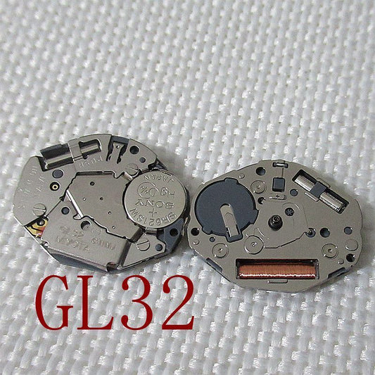 Brand New Miyota GL32 Japan Quartz Movement Replacement of GL30 1L32 Silver