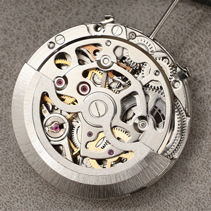 China Made Dandong Hollow Silver Automatic Mechanical Movement DL8298