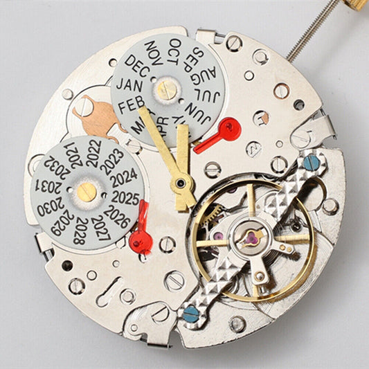 Mouvement mécanique automatique à balancier nu asiatique Dandong Date à 3 Semaine à 9