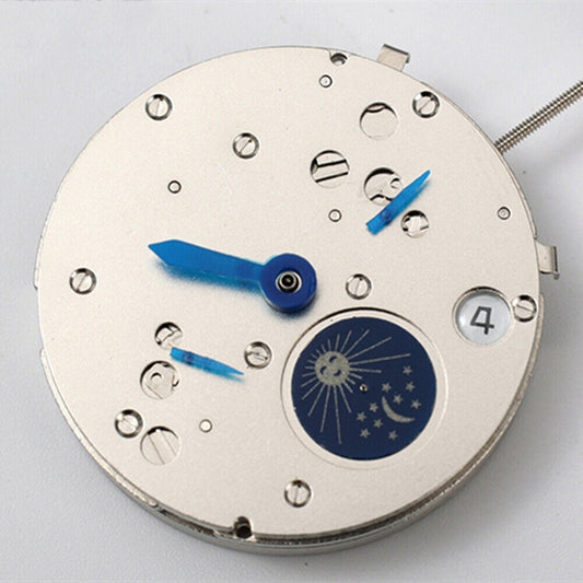 Mouvement mécanique automatique Shanghai Silver Star Moon Phase@6 fabriqué en Chine