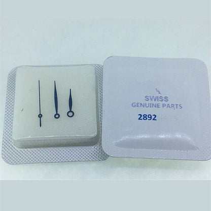 Blue baking finish watch hands for ETA 2892/2824/2836 movement, precise fit and stylish design.