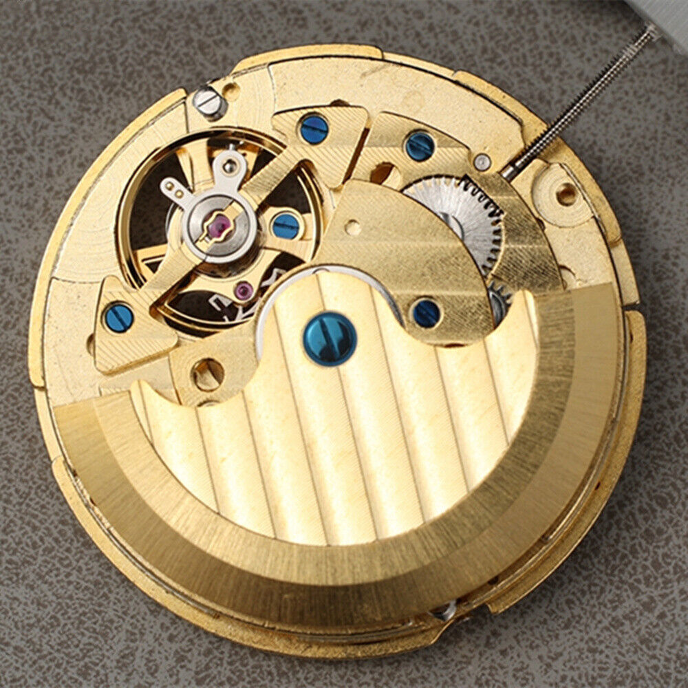 Shanghai Golden Bare Balance Wheel Power Pointed Automatisches mechanisches Uhrwerk