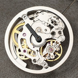 China Made Shanghai Silver Hollow Multifunctional Automatic Mechanical Movement