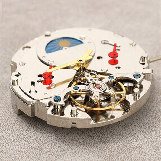 Mouvement mécanique automatique Asian Dandong Silver Date à 3 semaines à 9 phases de lune à 9
