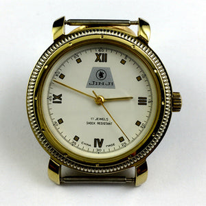 SHANGHAI JINJI Manual Mechanical Watch 17 Jews Roman Numerals Shock-Resistant