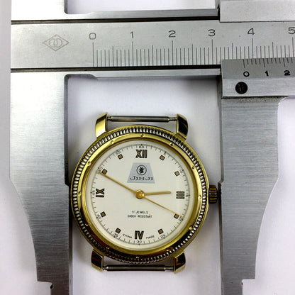 Montre mécanique manuelle SHANGHAI JINJI 17 chiffres romains juifs résistante aux chocs