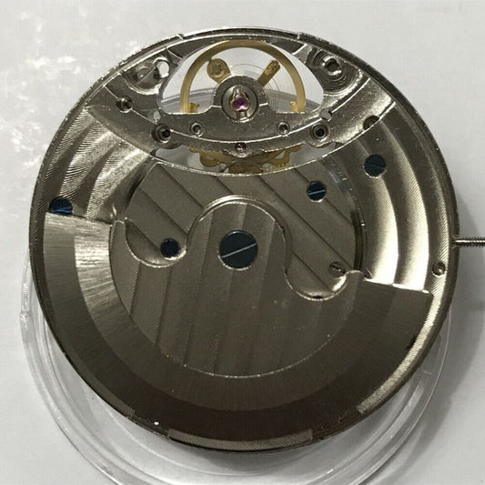 Montre asiatique à 3 aiguilles, phase de lune étoilée à 12 heures, mouvement mécanique automatique pour homme avec volant d'inertie
