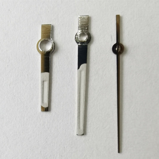 12,5 x 12,5 x 8,5 mm, silberfarbene, grün leuchtende Uhrzeiger für NH35 NH36-Uhrwerk