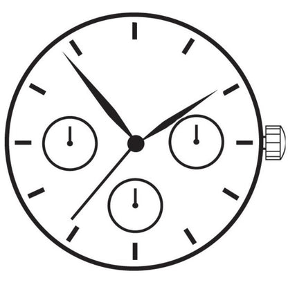 Japan Made Hattori Epson TMI VX3J VX3JE Watch Quartz Movement with Watch Stem