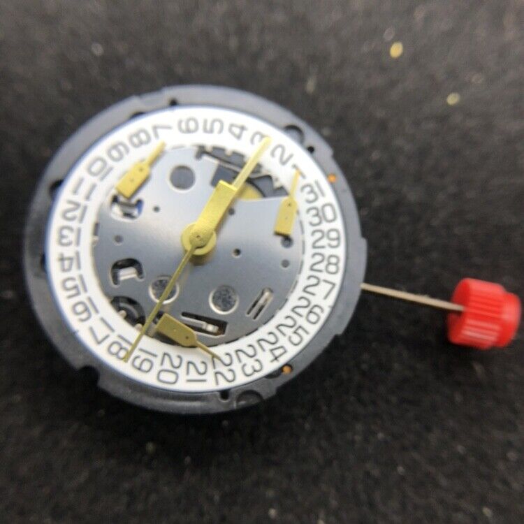 Original ETA G10.212 G15.211 Watch Quartz Swiss Made Movement Date At 3/4