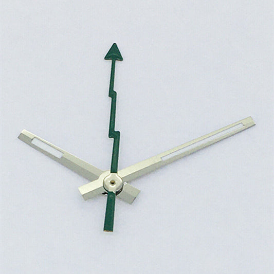 Lume silver-trimmed green second hand designed for Asian 8215/2813/8205 watch movements.