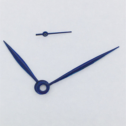Blue polished NO Lume watch hands for ST3600 movement, stylish upgrade.
