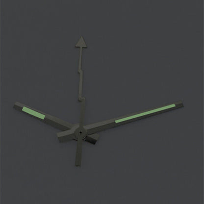 Aiguilles de seconde lumineuses vertes argentées pour montres Asian 8215/2813/8205