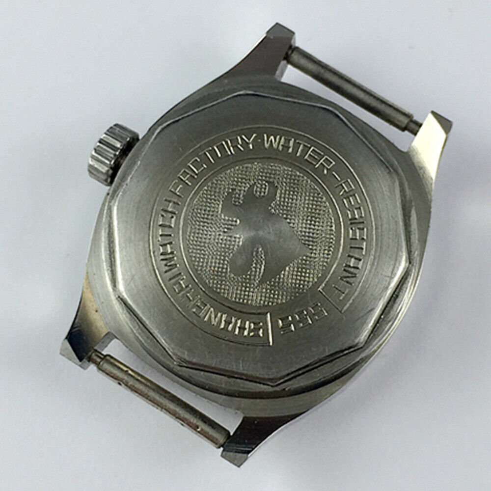 SHANGHAI JINJI 24mm gold square lady watch with manual mechanical movement and 17 jewel detailing.