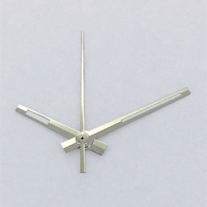 Aiguilles de seconde lumineuses vertes argentées pour montres Asian 8215/2813/8205