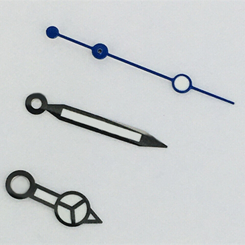 Dark blue luminous second hand with green glow for ETA2836/2846/2824 watch movements.