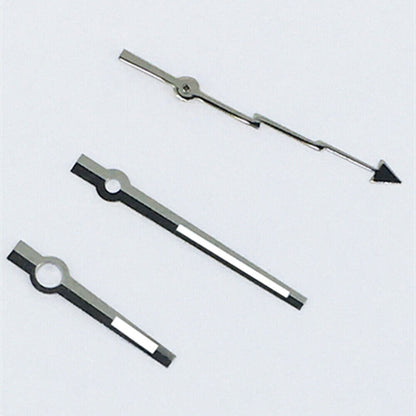 Silver-trimmed green lume watch hands, compatible with ETA2834/2836/2824 movements.