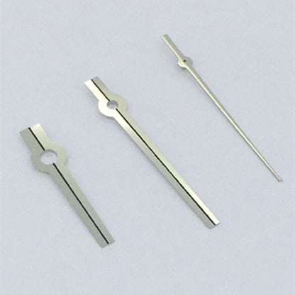 Silver-trimmed black watch hand for Asian 8215/2813/8205 movement, precision accessory.