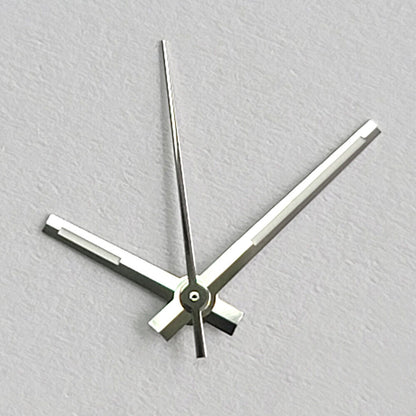 Green luminous watch hands with silver and gold trim for NH35/NH36/4R/7S movements.