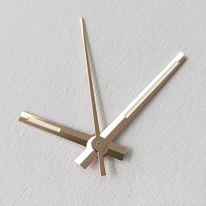 Silver and gold-trimmed green luminous watch hands for NH35/NH36/4R/7S movements, precise timekeeping accessory