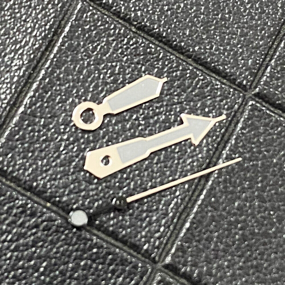 Multi-color silver trim luminous watch hands designed for NH35, NH36, 4R, and 7S movements.