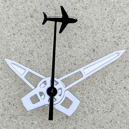 Plane Small Second green luminous watch hands for NH35/NH36/4R/7S movements.