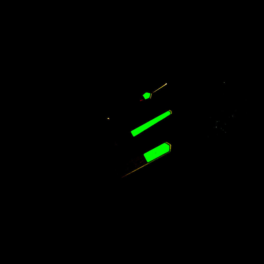 C3 green luminous watch hands for SKX dive watches, compatible with NH35/NH36 movements.