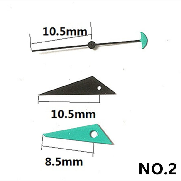 10.5mm Triangle Irregular Fashion Watch Hands for Miyota 2035 Quartz Movement