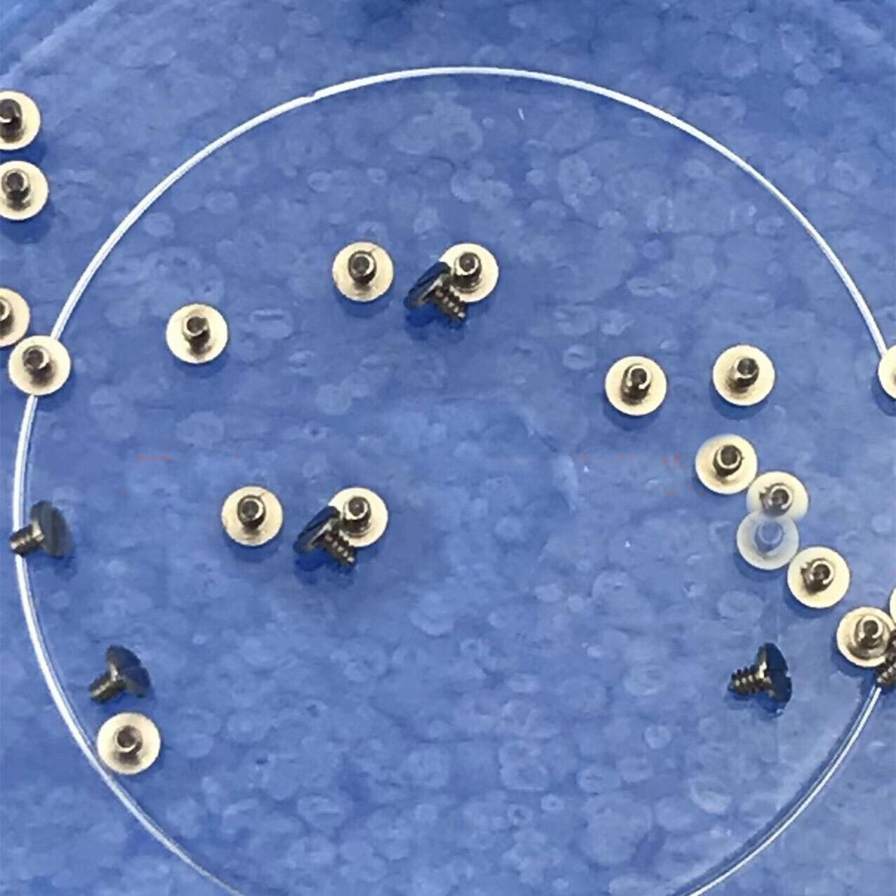 Generic SA100 watch part screws for combined setting lever jumper, precision fit for movement repair.