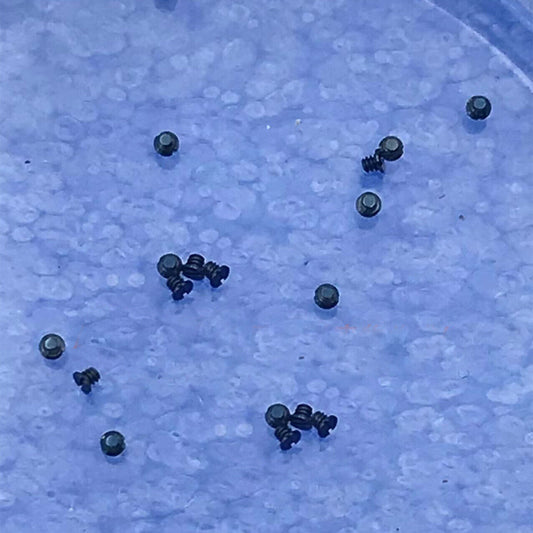 Small watch part screws for date disk calendar jumper, compatible with SA100 movement, generic brand.