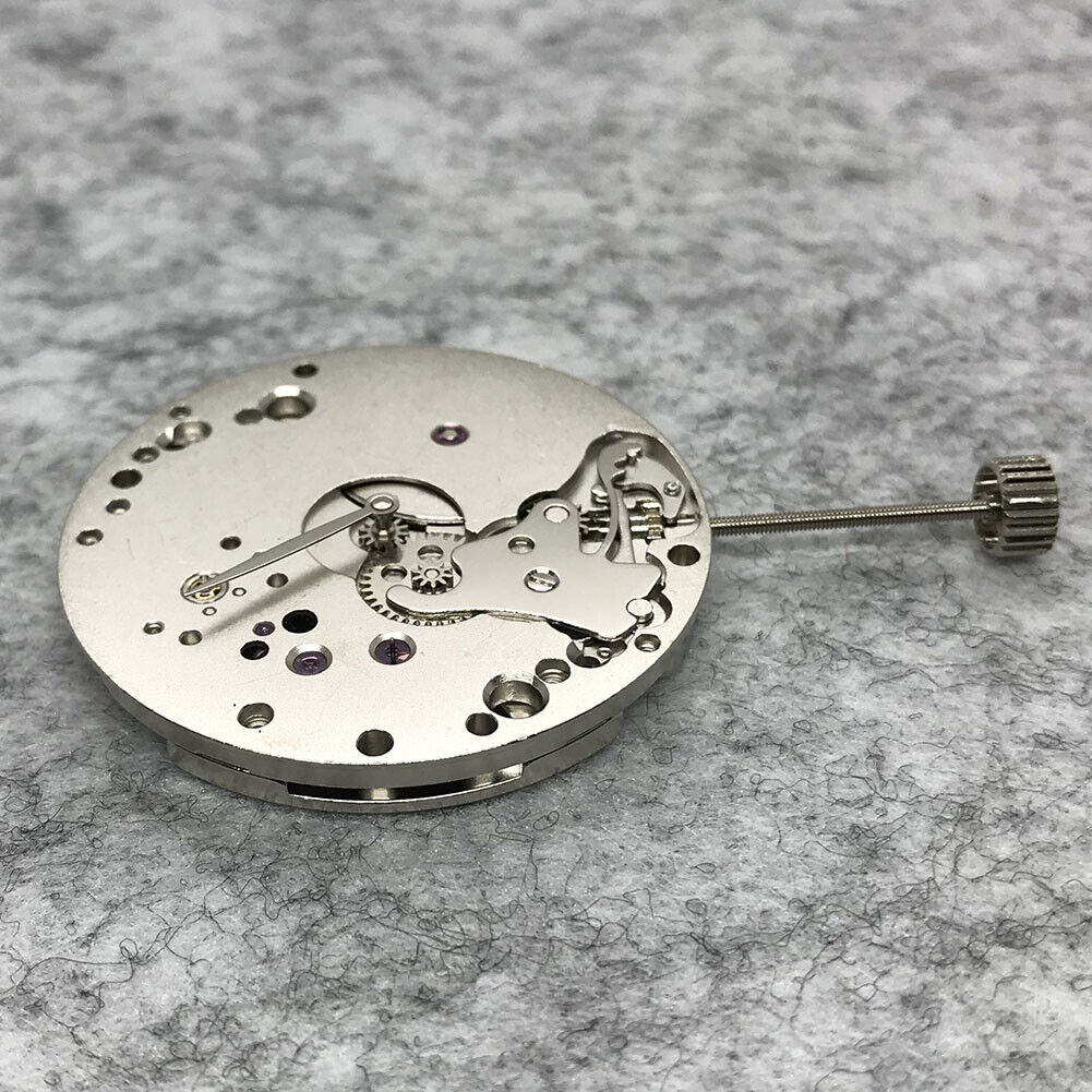 Asian Seagull ST3621 mechanical watch movement, ETA 6498 style with seconds at 6 o'clock, precise replacement part