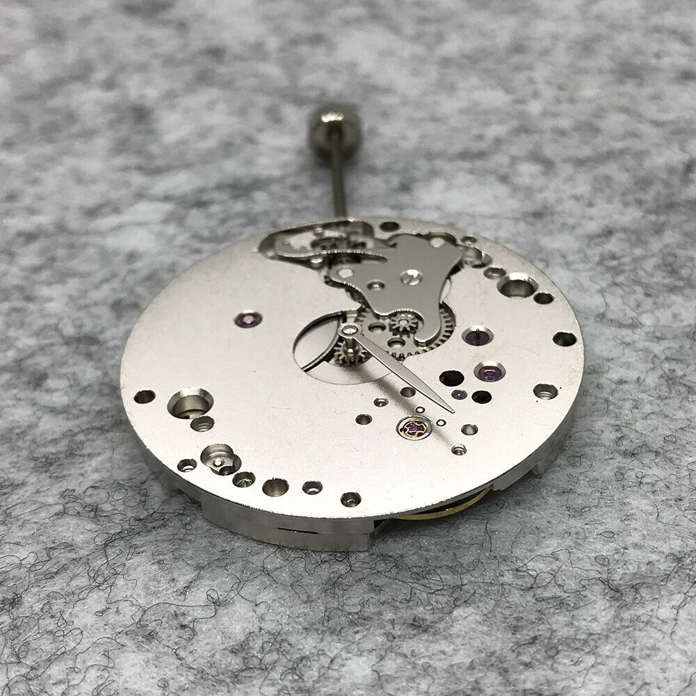 Asian Seagull ST3621 mechanical watch movement, ETA 6498 style with 6 o'clock second hand, replacement part.