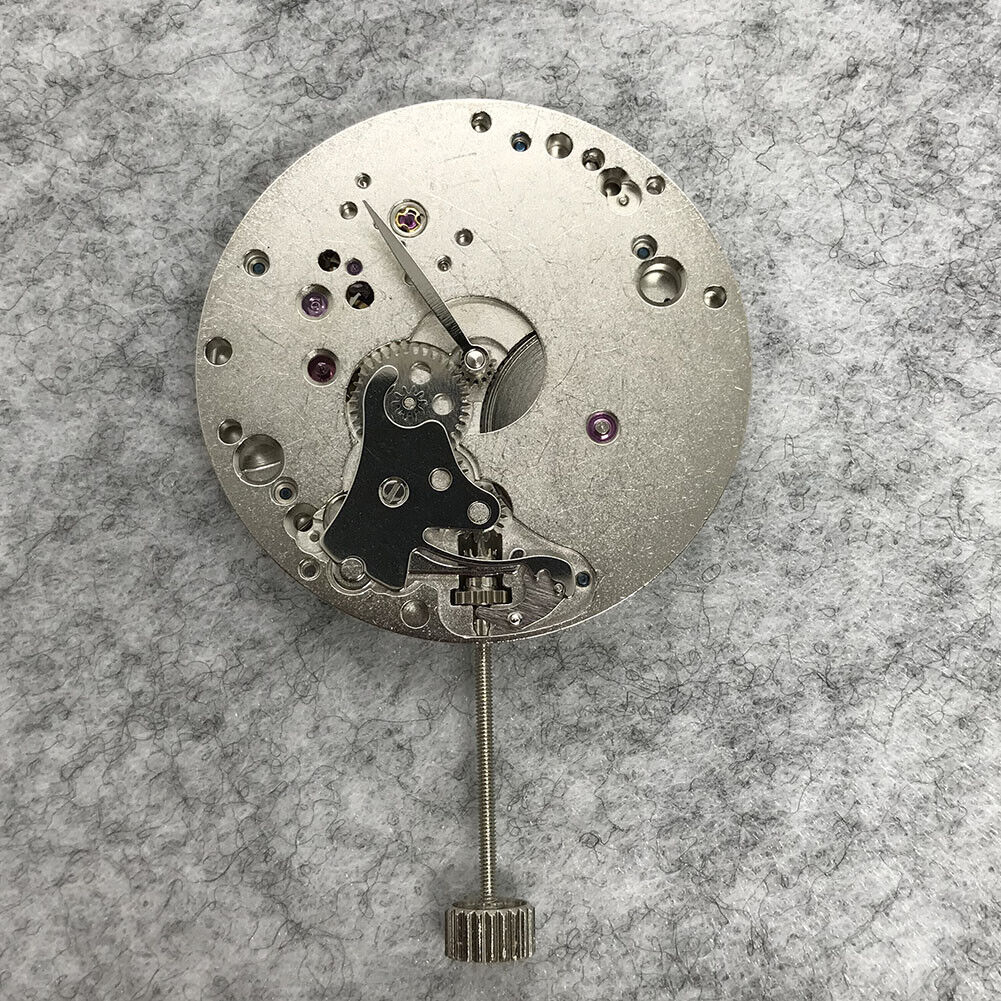 Asian Seagull ST3621 mechanical watch movement, ETA 6498 style with 6 o'clock second hand replacement