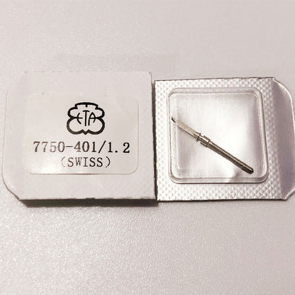 Replacement winding stem for ETA 7750 and 7751 watches, precise fit.