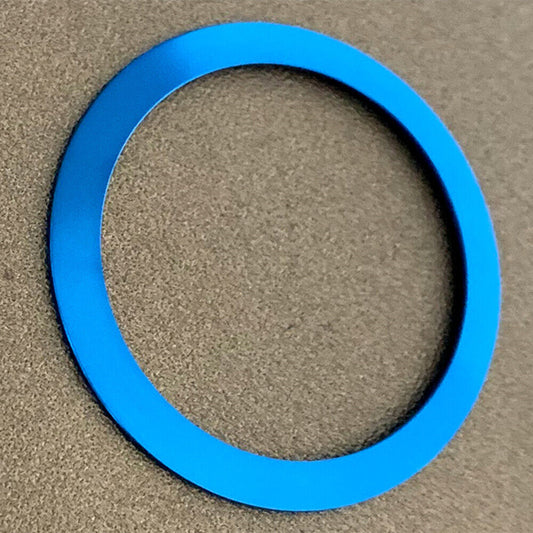 Insert de lunette de montre en aluminium 38 mm/30,5 mm sans biseau sculpté, pièces de montre