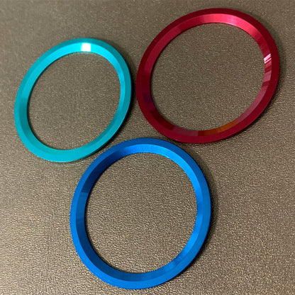 38mm aluminum watch bezel insert, durable replacement for timepiece enhancement, no carved font design.