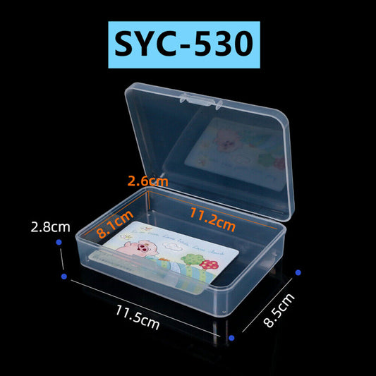 5 stücke 2,8x11,5x8,5 cm Keine Grid Rechteckigen Toolbox Box Container Lagerung Klappdeckel