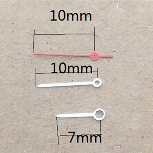 Aiguilles de montre rouges de 10 mm pour mouvement à quartz japonais Miyota 1M12